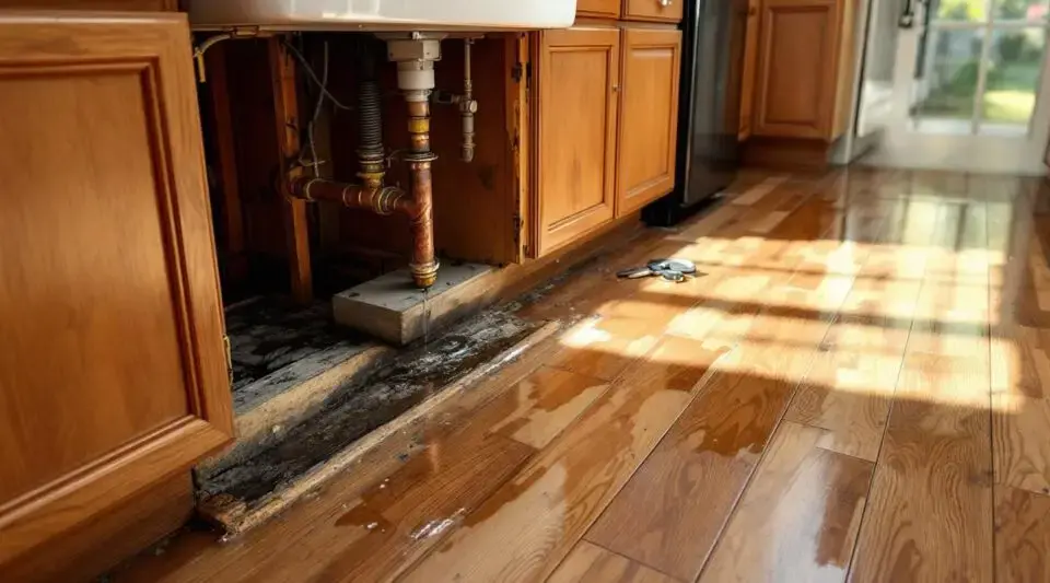 Kitchen Leak Damage Repair Clive